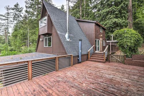 Restorative Retreat Peaceful Gualala A-frame