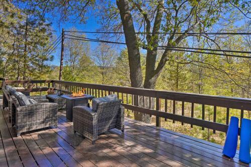 Golf Course Lake Arrowhead House With Fire Pit!