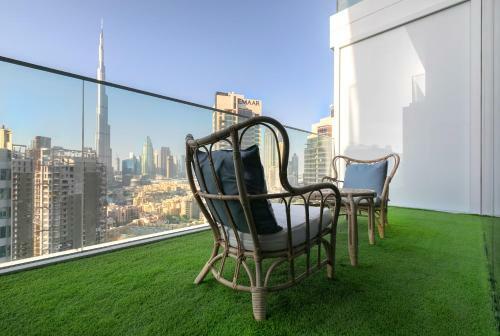 Apartamento Dhh - Burj Khalifa View, Studio In Marquise Square