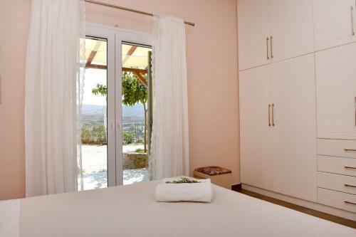 House With Panoramic View Magical Sunset In Syros