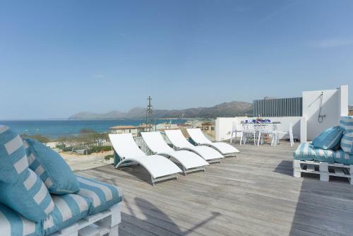 Sea View House With Terrace Son Serra Mallorca