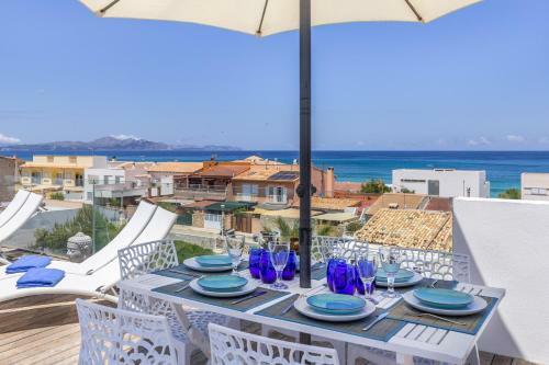 Sea View House With Terrace Son Serra Mallorca