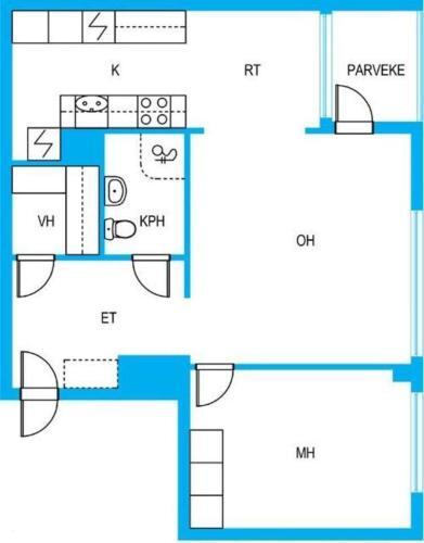 2ndhomes Mikonkatu Apartment 6