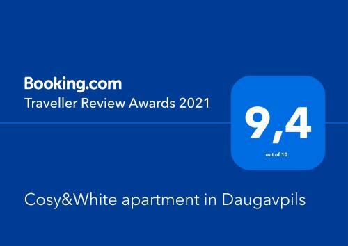 Cosy&white Apartment In Daugavpils