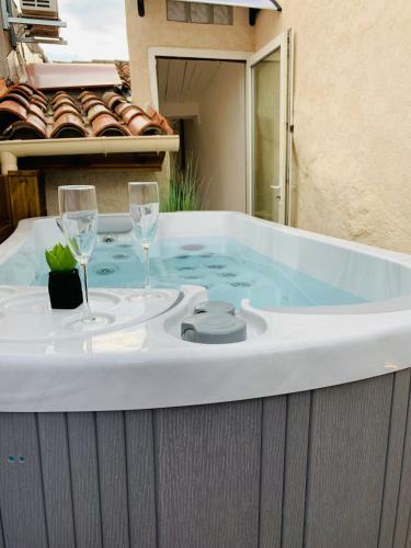 Apartamento Duplex Bellevue Spa Privatif Toit D'aix