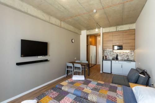 Stylish Studio Apartment For 3 In New Gudauri