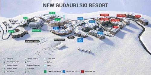 Charming Studio Apartment For 4 In New Gudauri