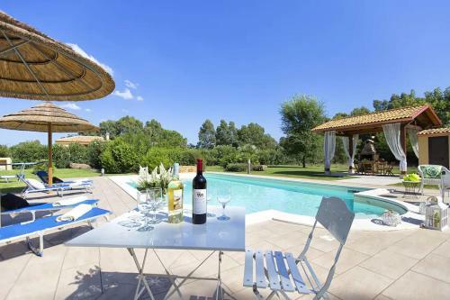 Alghero Villa Per 10 Persone Con Piscina E Campo Da Tennis