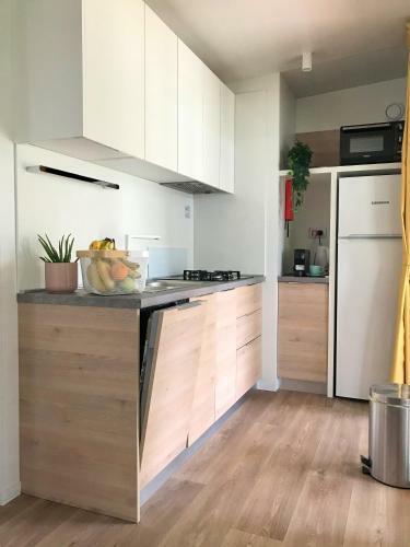 Modern Mobile Home Ani In Camping Park