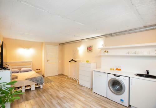 Apartment In Garage With Free Parking