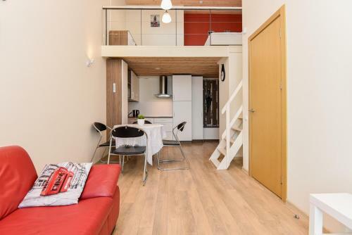 Grey Red Apartments
