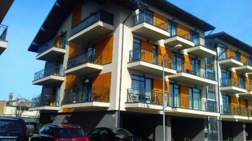 Grey Red Apartments