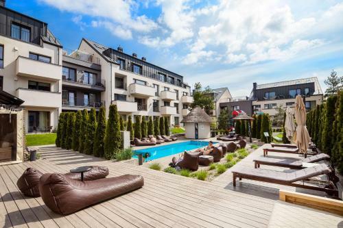 Apartamento #stayhere - Sunny Compact Loft With Pool - Palanga