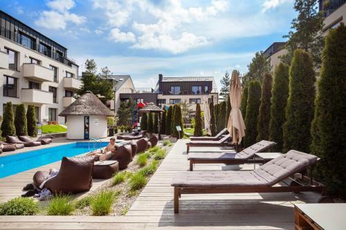 Apartamento #stayhere - Sunny Compact Loft With Pool - Palanga