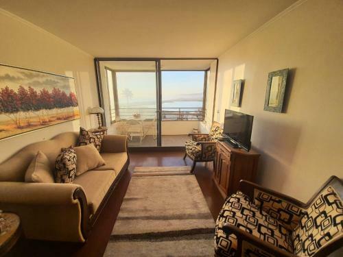 Apartamento Playa Concon Vista Al Mar 3 Dormitorios