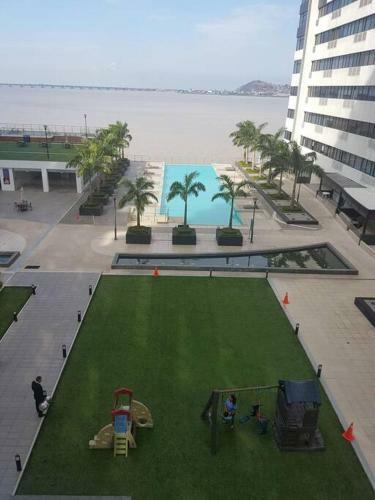 Apartamento Ecu Suites Front View Of River Exclusive Santa Ana