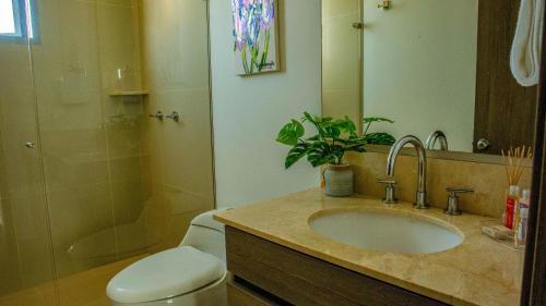 Apartamento Con Vista Al Mar En Bocagrande Edificio Morros City Piso 33