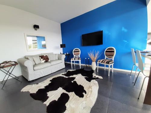 Apartamento Edificio Isla De Gorriti Casa Azul Primera Linea Mar I Playa Mansa Parada 10