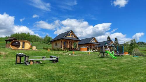 Domki Gorce Klikuszowa- Sauna, Jacuzzi