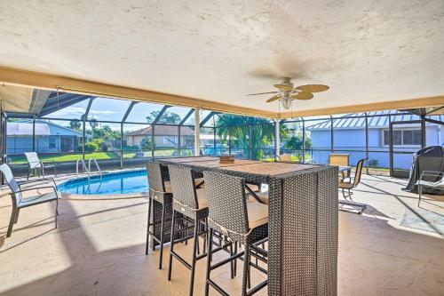 Canalfront Family Home With Dock And Gulf Access!