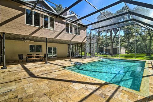Riverfront Home With Lanai And Games On 2 And Acres