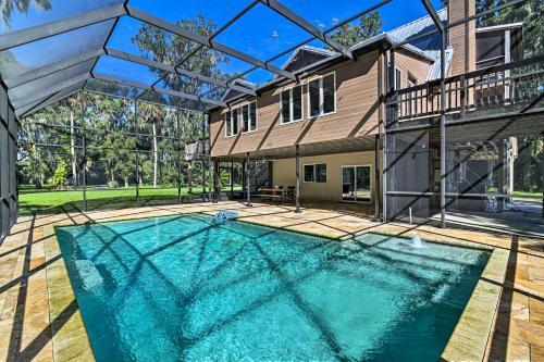 Riverfront Home With Lanai And Games On 2 And Acres