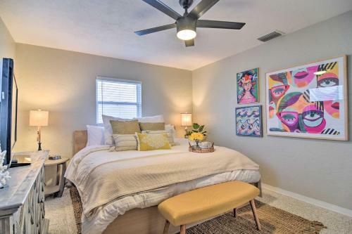 Lush Seminole Surf Inn With Backyard Fire Pit