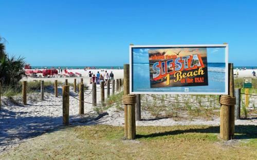 Steps To #1 Beach In America Siesta Beach!