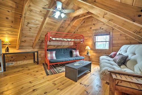 Rustic Clayton Log Cabin With Hot Tub And Views!