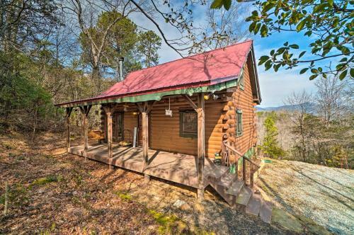 Rustic Clayton Log Cabin With Hot Tub And Views!