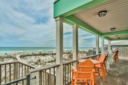 Beachcomber - Beachfront With Pool And Hot Tub - On The Beach!