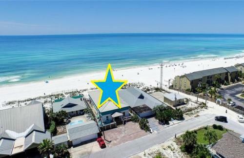 Beachcomber - Beachfront With Pool And Hot Tub - On The Beach!