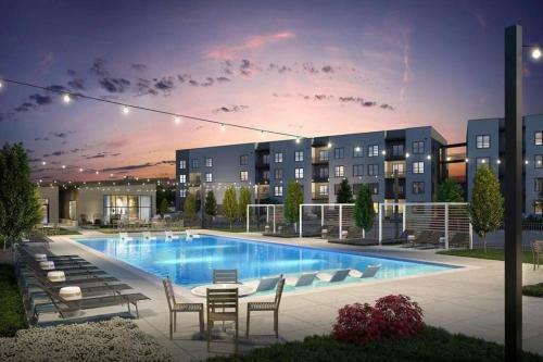 Apartamento Luxury 2br 2ba Apt With Gym Pool & Free Parking