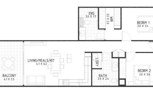 City Fringe Modern 2br Apartment