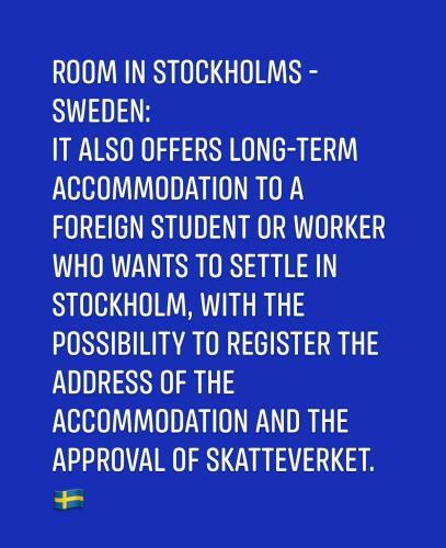 Room At Stockholm - Sweden