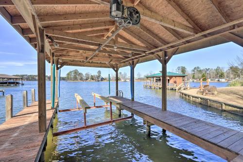 Lakefront Sparta Cottage With Decks And Boat Dock