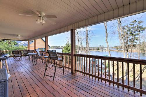 Lakefront Sparta Cottage With Decks And Boat Dock