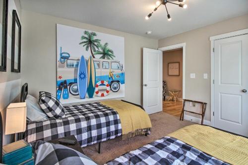 Bright Tybee Island Townhome Walk To Beach!