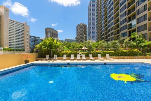 Apartamento Chateau Waikiki 607