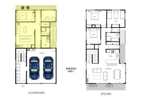 Apartamento Burleigh Yamba Unit 1. Beachside. Ocean Views, Big Backyard.