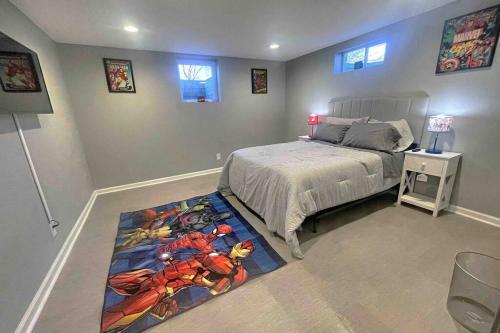 Modern 5br Ranch Home W/ Game Room & Fireplace