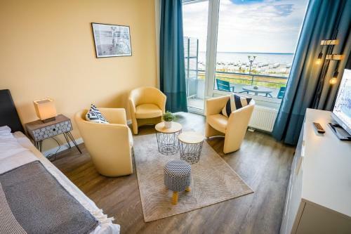 Apartamento Studio 16 "sandmeer" Mit Meerblick