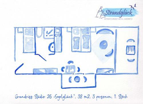 Apartamento Studio 26 " Segelgl�ck" Mit Meerblick
