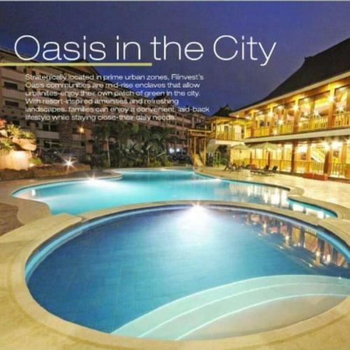 Aparthotel One Oasis By Alec, 3mins Walk Sm Mall,free Pool+wifi