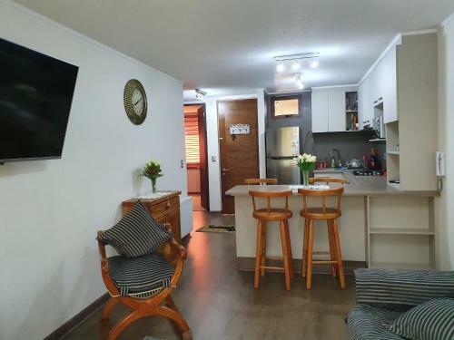 Apartamento Departamento 2 Dormitorios Condominio Costa Pucon II