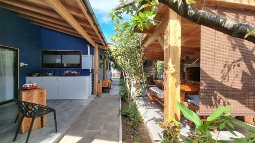 Hostal Blue House Departamento - Caba�a - Casa