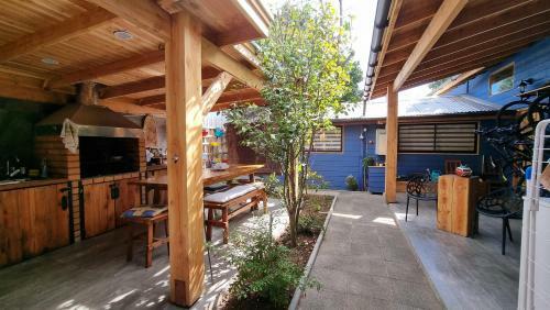 Hostal Blue House Departamento - Caba�a - Casa