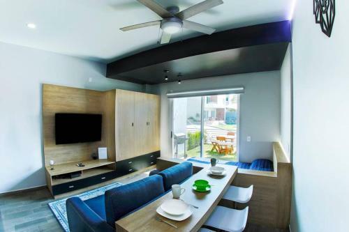 Moderno Studio Equipado En Sierra Apartments, A 5 Minutos de Six Flags