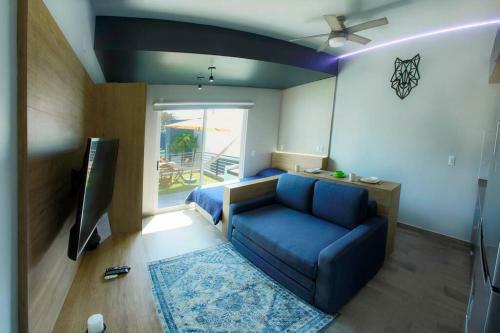 Moderno Studio Equipado En Sierra Apartments, A 5 Minutos de Six Flags