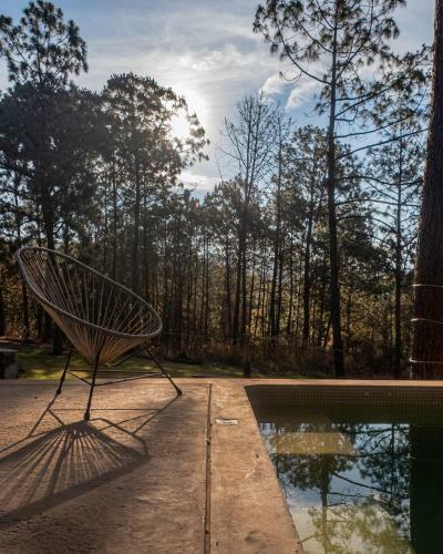 Caba�a De Lujo Moderna Con Alberca Climatizada Mazamitla Bosque 1